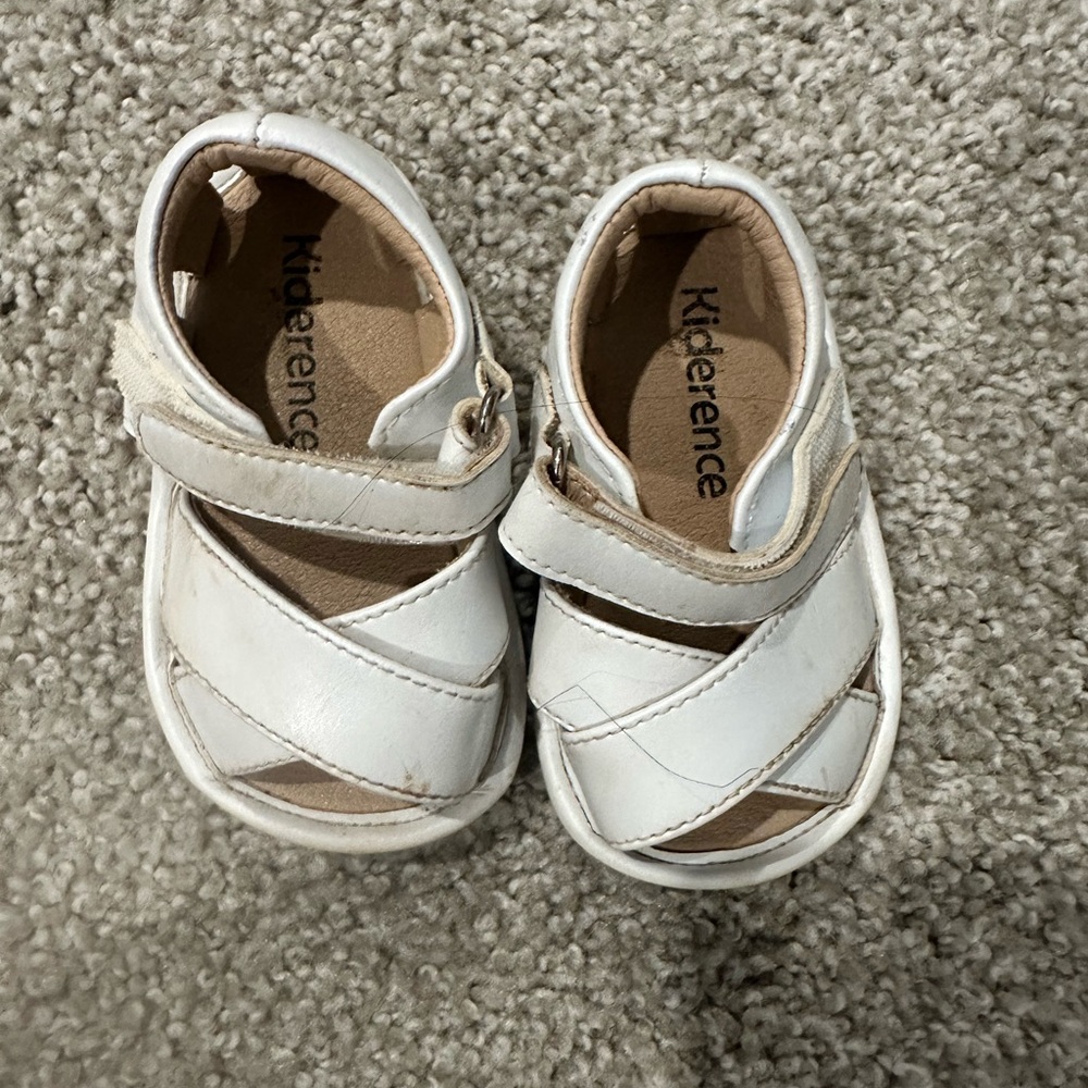 White Baby Shoes